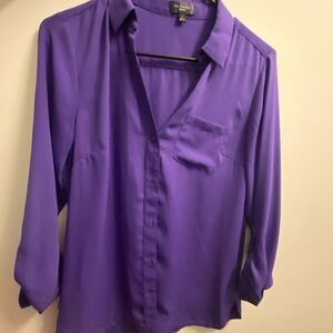 The Limited Purple Button Down Shirt